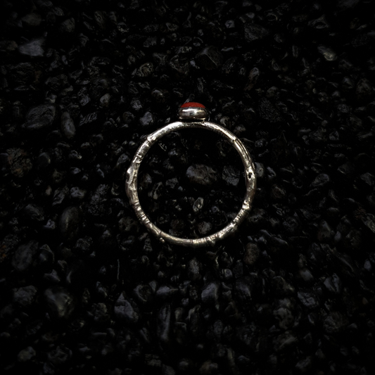 Carnelian Woodland Spell Ring