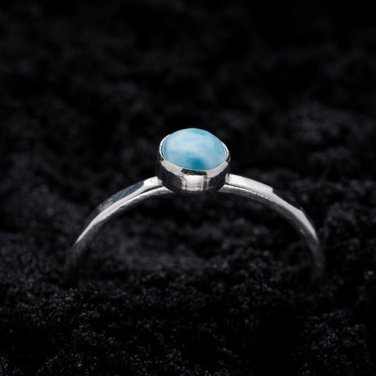 Larimar Spell Ring - Silver
