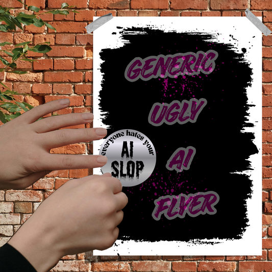 AI Slop - Sticker Template Download
