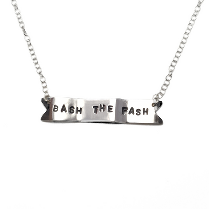 Protest Banner Necklace