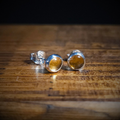 Citrine Stud Earrings (5mm)