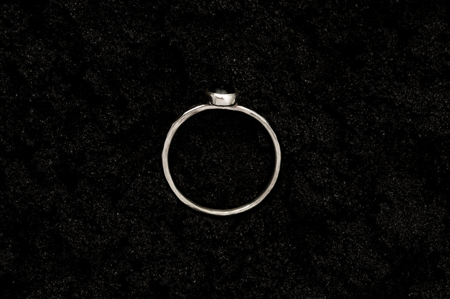 Green Tourmaline Spell Ring - Silver