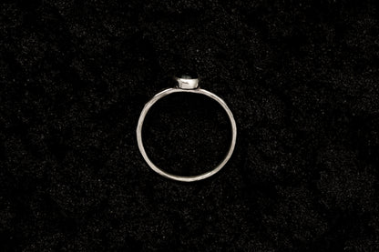 Green Tourmaline Spell Ring - Silver