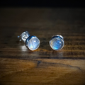 Labradorite Stud Earrings (5mm)