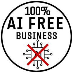 AI Free Business - Website Sticker