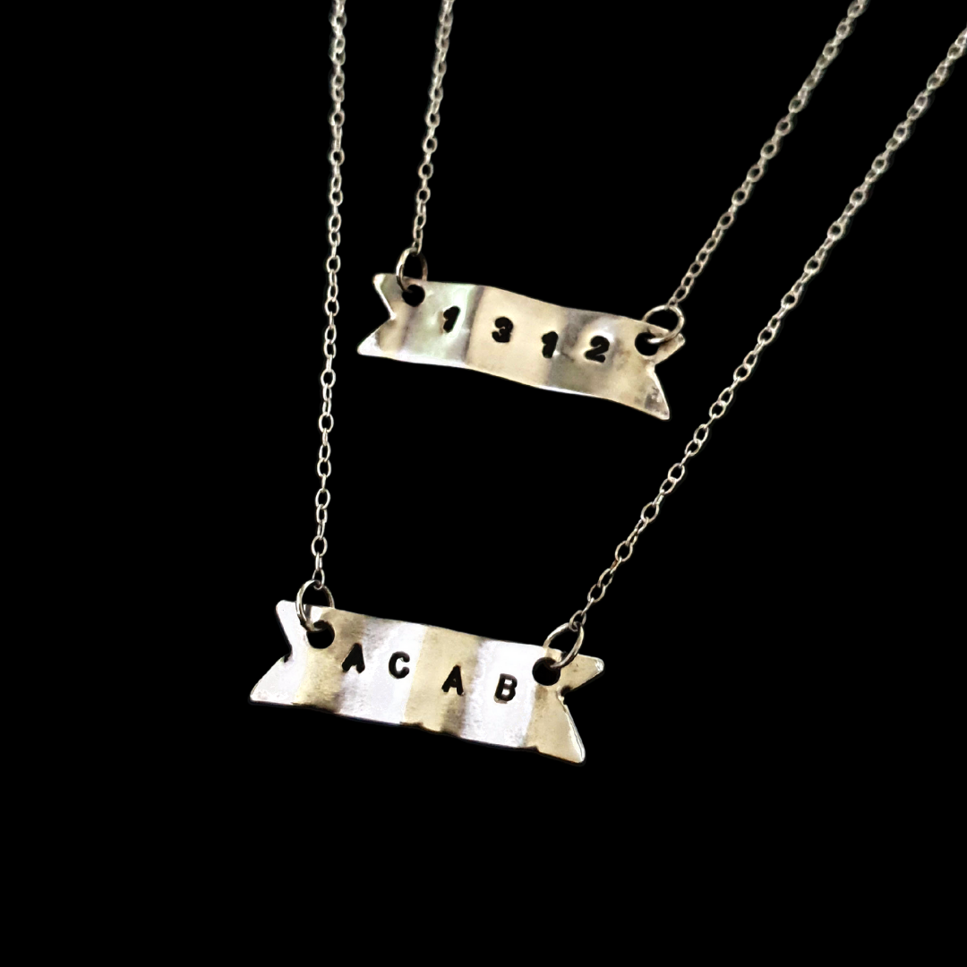 Protest Banner Necklace