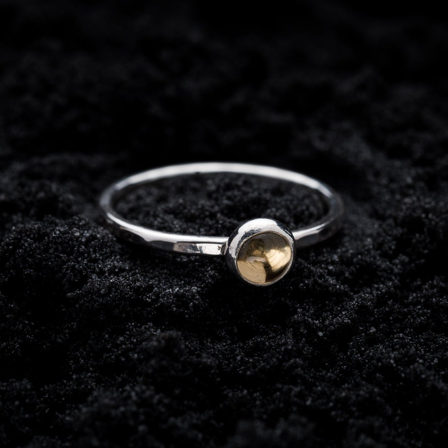 Citrine Spell Ring - Silver