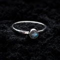 Labradorite Spell Ring - Silver