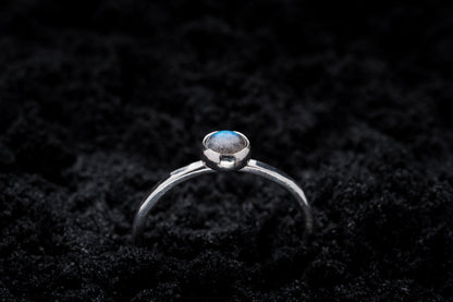 Labradorite Spell Ring - Silver