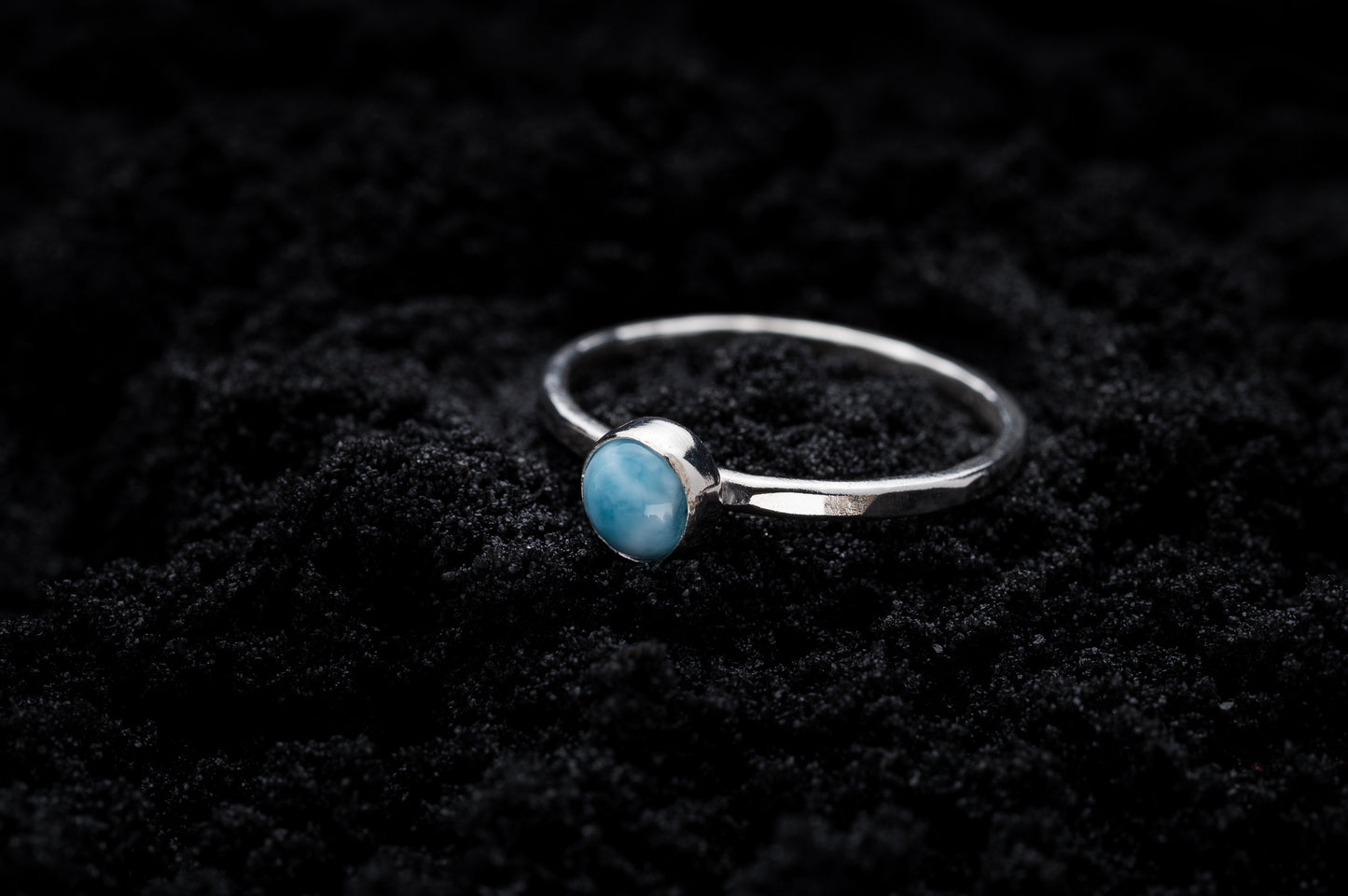 Larimar Spell Ring - Silver