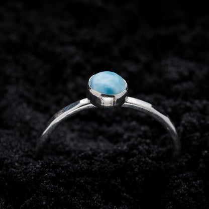 Larimar Spell Ring - Silver