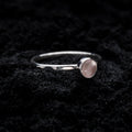 Rose Quartz Spell Ring - Silver