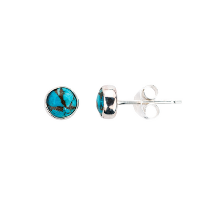 Turquoise Stud Earrings (5mm)