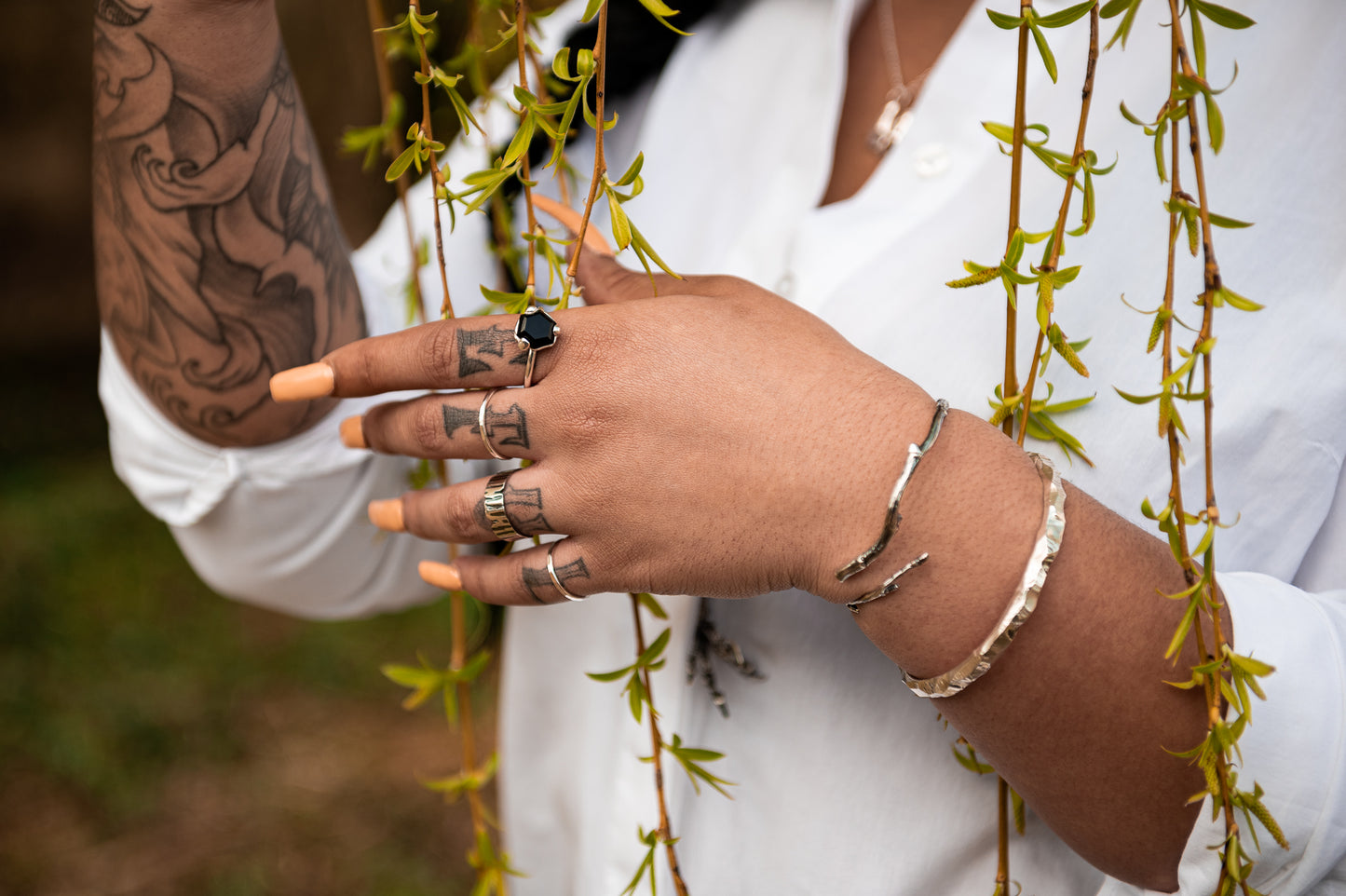 Silver Halo Ring